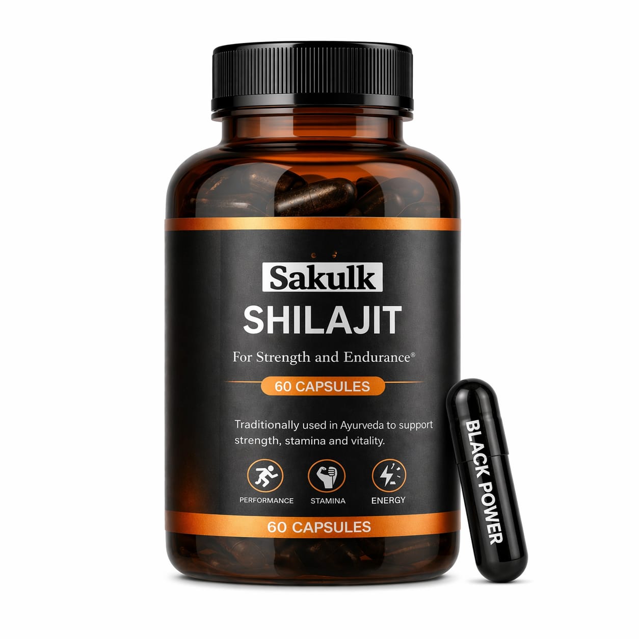 Shilajit 500 Mg Capsules