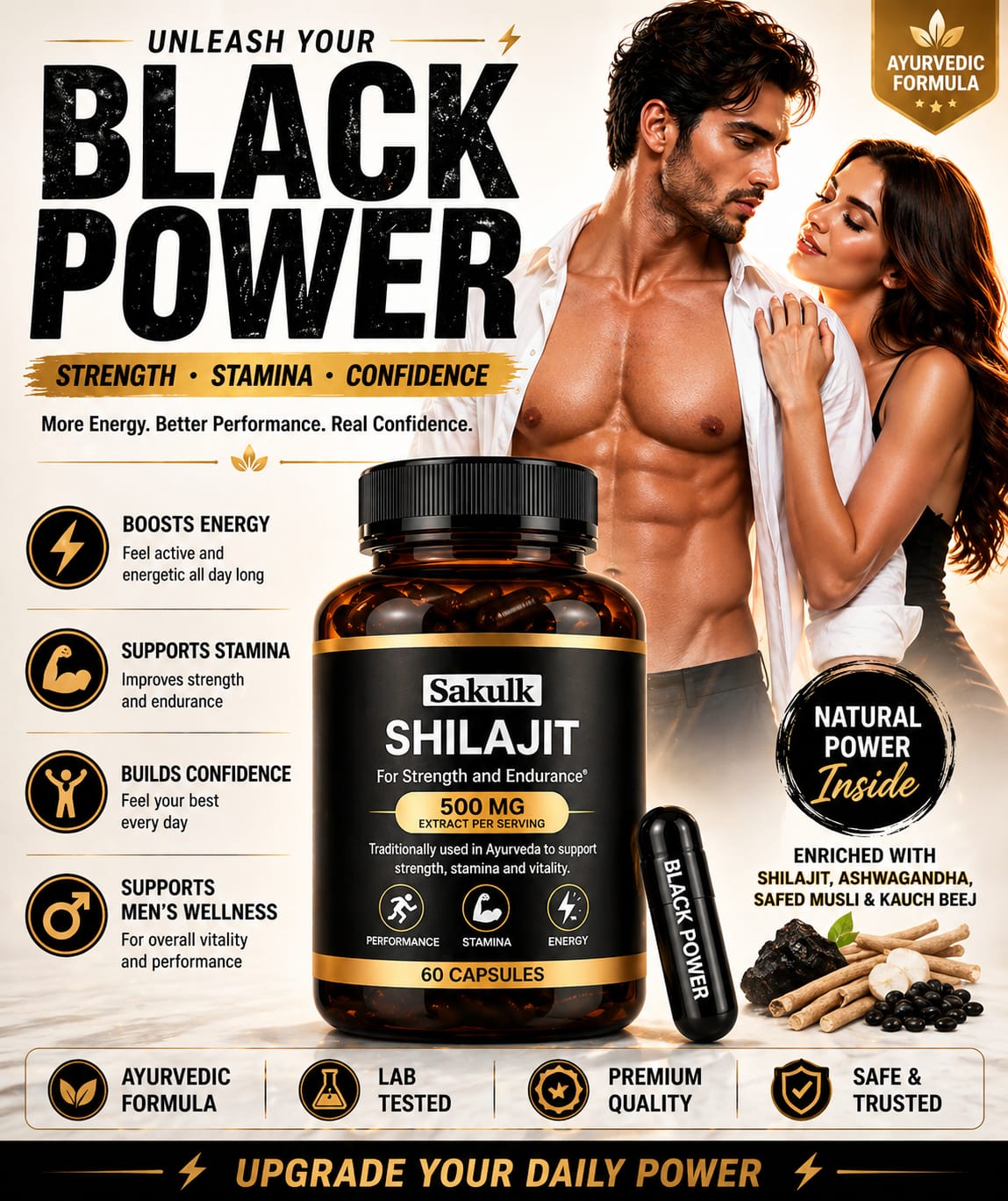 Shilajit 500 Mg Capsules - Image 5