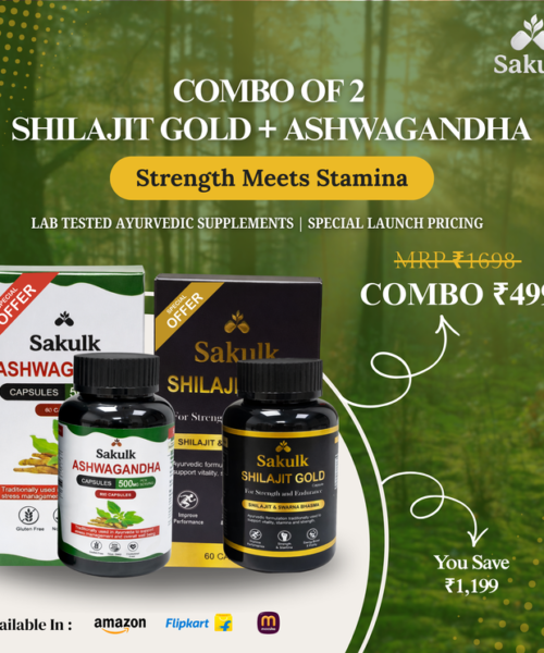 Shilajit Gold + Ashwagandha Combo