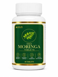Sakulk Moringa Capsules 500mg | Natural Moringa Leaf Supplement | 60 Capsules